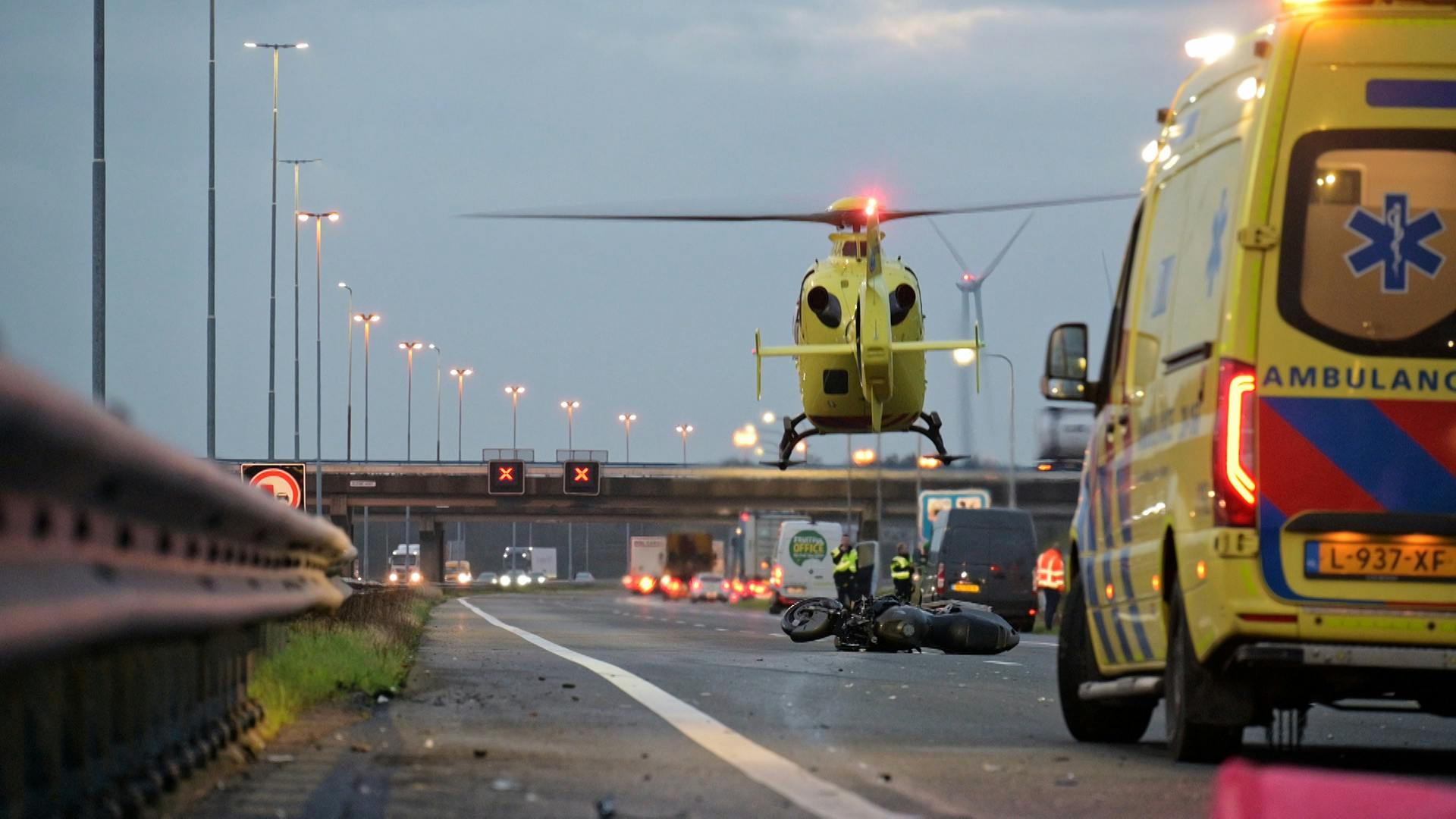 Ernstig Ongeval Met Motorrijder En Vrachtwagen Op A16